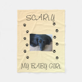 Cobertor De Velo My Fur Babies Peach Glow