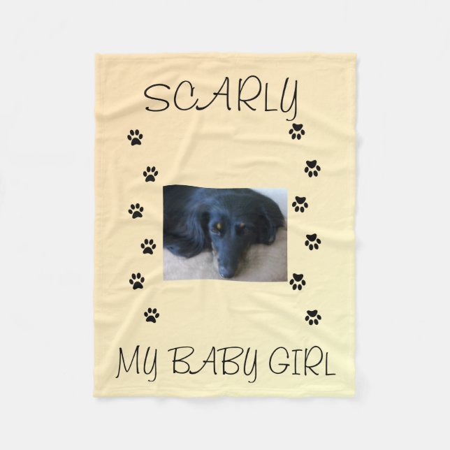 Cobertor De Velo My Fur Babies Peach Glow (Frente)