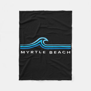 Cobertor De Velo Myrtle Beach Carolina do Sul Ondas Homens Mulheres