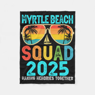 Cobertor De Velo Myrtle Beach Squad 2025 Vacation Friends Family Mã