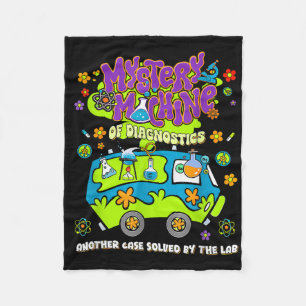 Cobertor De Velo Mystery Machine Of Diagnostics Lab Semana 2025 Med