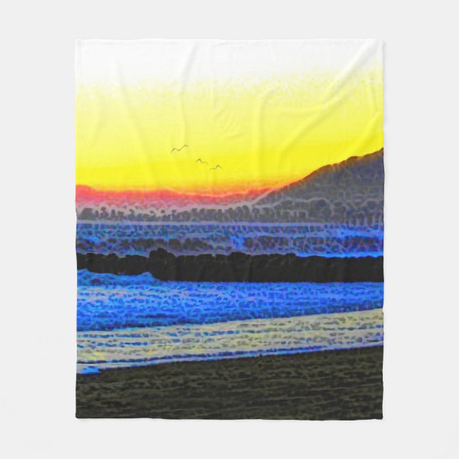 Cobertor De Velo Mystic Sunset  (Frente)