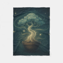 Mystical Bonsai Spirit Throw Blanket - Encantado