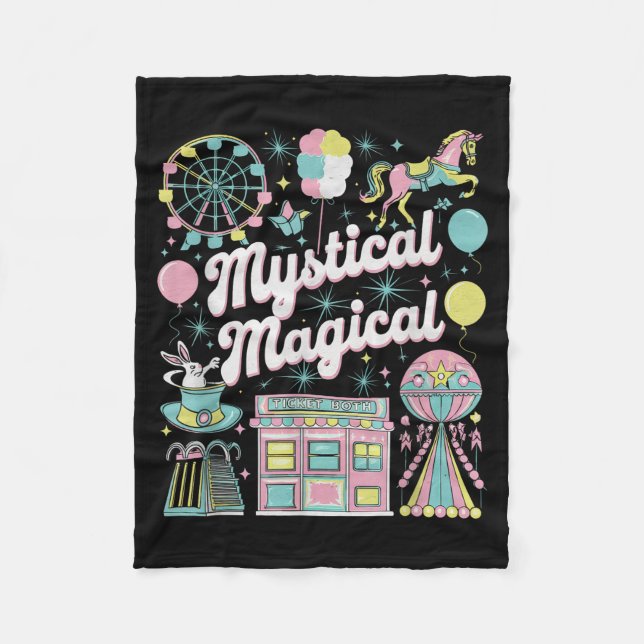 Cobertor De Velo Mystical Magical Retro Aesthetic Space Gift Men Wo (Frente)