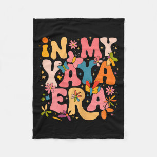 Cobertor De Velo Na Minha Era Yaya Retro Groovy Dia das Mães Yaya B