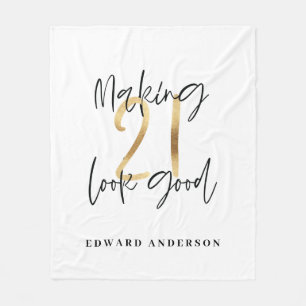 Cobertor De Velo na moda aniversário de 21 anos