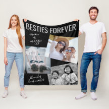 Na moda BFF Besties Foto Nome Personalizado Amigo