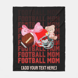 Cobertor De Velo Na moda FOOTBALL MOM Coquette