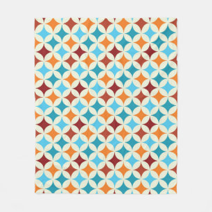 Cobertor De Velo Na moda Geométrico: Padrão sem costura do Vintage