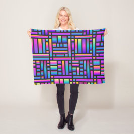 Cobertor De Velo Na moda moderno-padrão - moda Geométrica Tartan