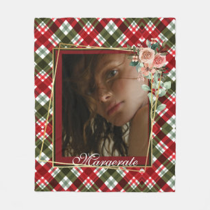 Cobertor De Velo Na moda Ouro Floral Frame elegante foto moderna