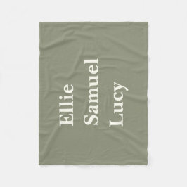Cobertor De Velo Na moda Russo de Nomes de Netos Personalizados