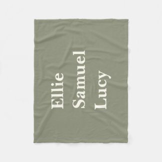Cobertor De Velo Na moda Russo de Nomes de Netos Personalizados