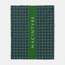 Cobertor De Velo Na moda Scottish Clan MacIntyre Tartan Custom
