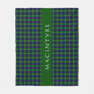 Cobertor De Velo Na moda Scottish Clan MacIntyre Tartan Custom