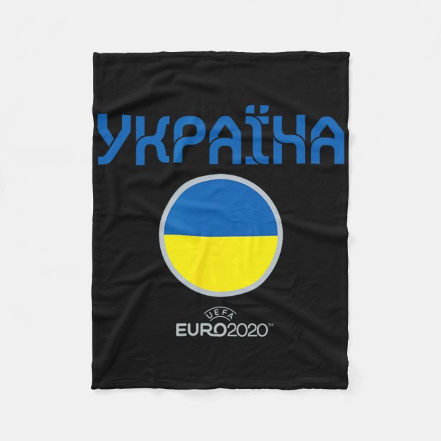 Cobertor De Velo Nação ucraniana da Euro Uefa (Frente)