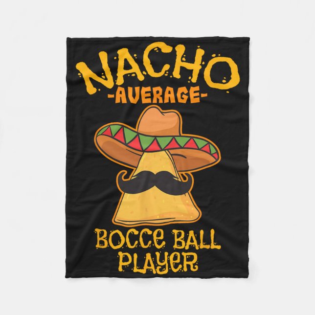 Cobertor De Velo Nacho Average Bocce Ll Player Cinco De Mayo Mexica (Frente)