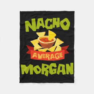 Cobertor De Velo Nacho Average Morgan Aniversário Divertido Persona