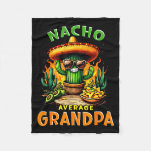Cobertor De Velo Nacho avô médio abuelo cinco de maio mexicano