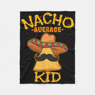 Cobertor De Velo Nacho Média Criança Jovem Rapaz Toddler Cinco De