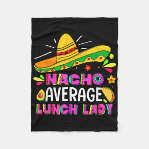 Cobertor De Velo Nacho Média de Almoço Lady Cinco De Mayo Fiesta