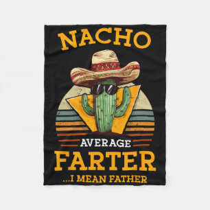 Cobertor De Velo Nacho Média Farter Quero Dizer Padre Mexicano Engr