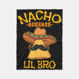 Cobertor De Velo Nacho Média Lil Bro Cinco De Mayo Brothe Mexicano
