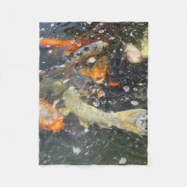 Cobertor De Velo Nadação de Peixes Koi Japoneses