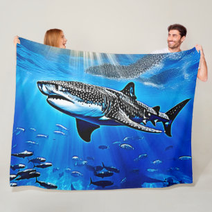 Cobertor De Velo Nadação do Gigante de Tubarão-Baleia Oceano
