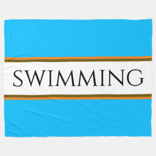 Cobertor De Velo NADANDO VELHOS, Blue Sky Blue Racing Strips