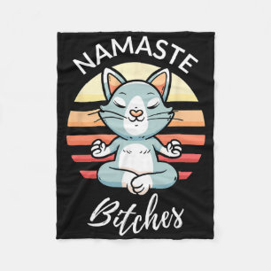 Cobertor De Velo Namaste É Yoga Sarcástico Farto Meditação Iogue Oh