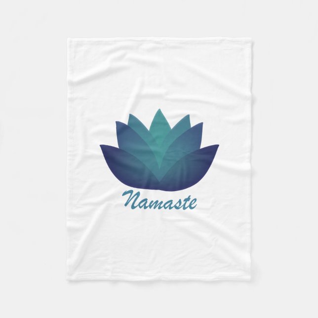 Cobertor De Velo Namaste Lotus Flower (Frente)