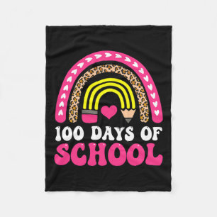 Cobertor De Velo Namorados De Professora De Volta À Escola 100 Dias