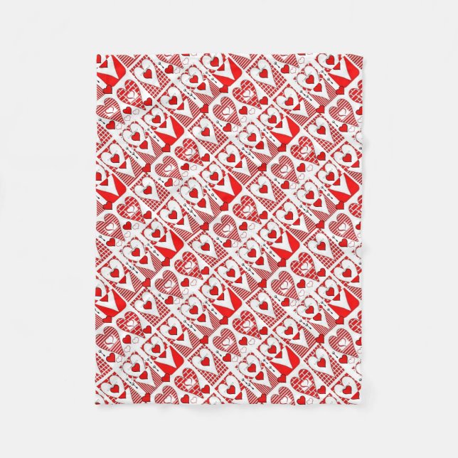 Cobertor De Velo Namorados em branco (Frente)