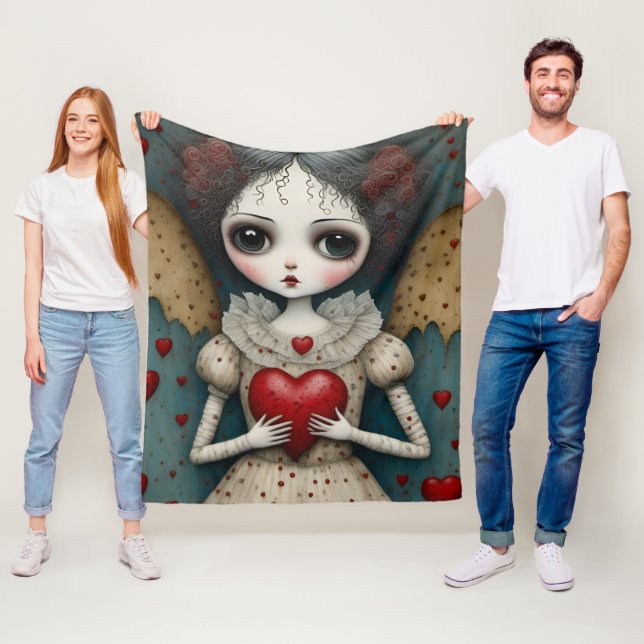 Cobertor De Velo Namorados Gótico Adorável (In Situ)