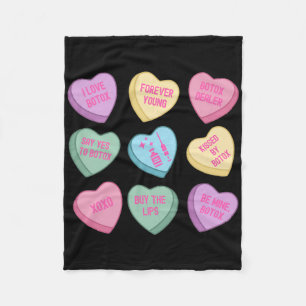 Cobertor De Velo Namorados Retro Botox Hearts Candy Filler Disport