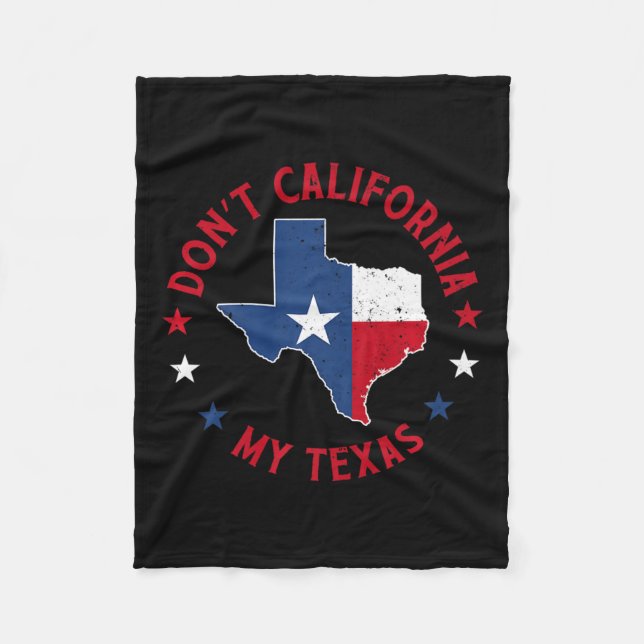 Cobertor De Velo Não California My Texas 1 (Frente)