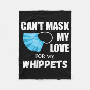 Cobertor De Velo Não Consigo Mascarar O Meu Amor Por Whippet, Dog
