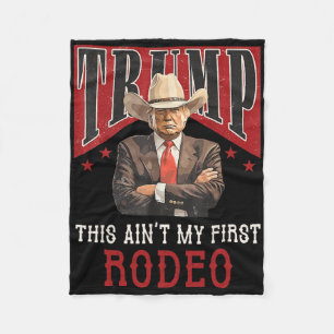 Cobertor De Velo Não é minha primeira camisa de rodeio ocidental do