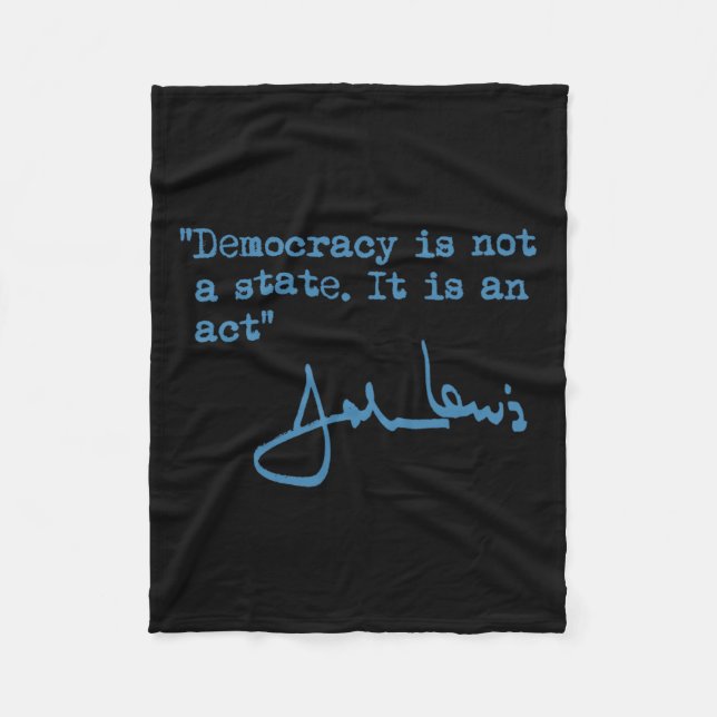 Cobertor De Velo Não É Um Estado. É Um Ato. - John Lewis (Frente)