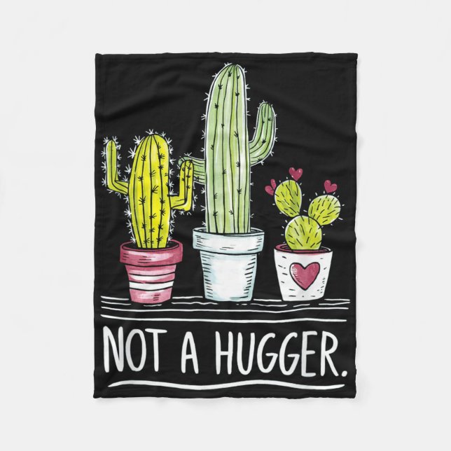 Cobertor De Velo Não É Uma Piada De Cactus Hugger (Frente)