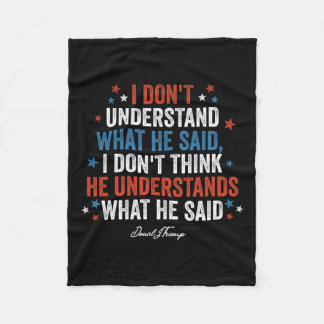 Cobertor De Velo Não entenda o que ele disse...