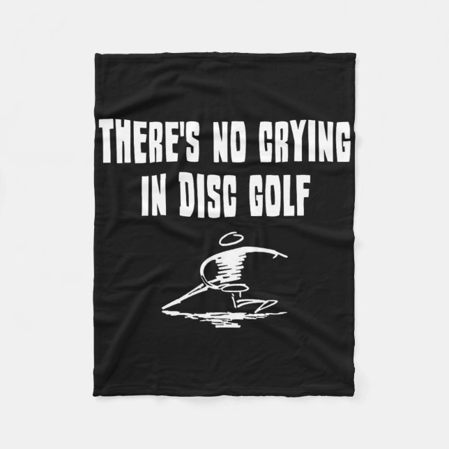 Cobertor De Velo Não Há Choro Nos Esportes de Disc Golf (Frente)