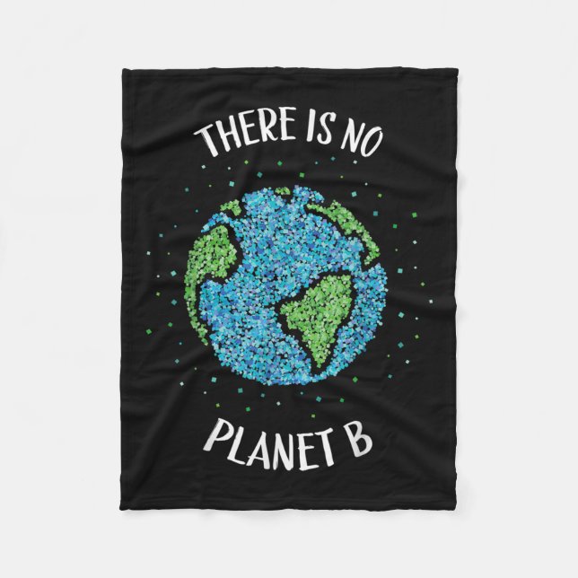 Cobertor De Velo Não Há Planeta B Clima Ambiental Terra C (Frente)