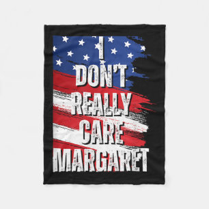 Cobertor De Velo Não Me Importo Com Margaret Engraçado Jd Vance Mem