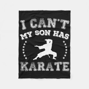 Cobertor De Velo Não Posso Meu Filho Tem Karate Pais Esportistas