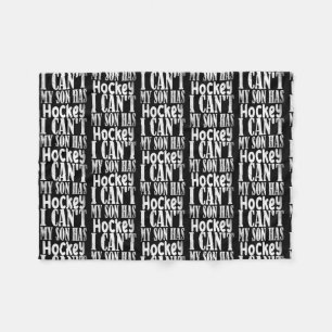 Cobertor De Velo Não posso meu filho ter Pai de hóquei e hóquei