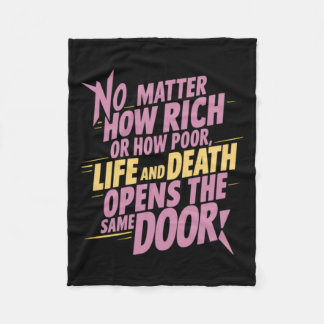 Cobertor De Velo Não Quão Rico Ou Pobre... Adesivo