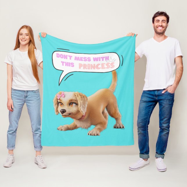 Cobertor De Velo Não se meta com esta princesa (In Situ)