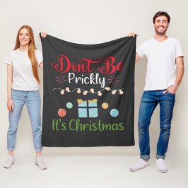 Cobertor De Velo Não Seja Espinhoso - Natal Divertido